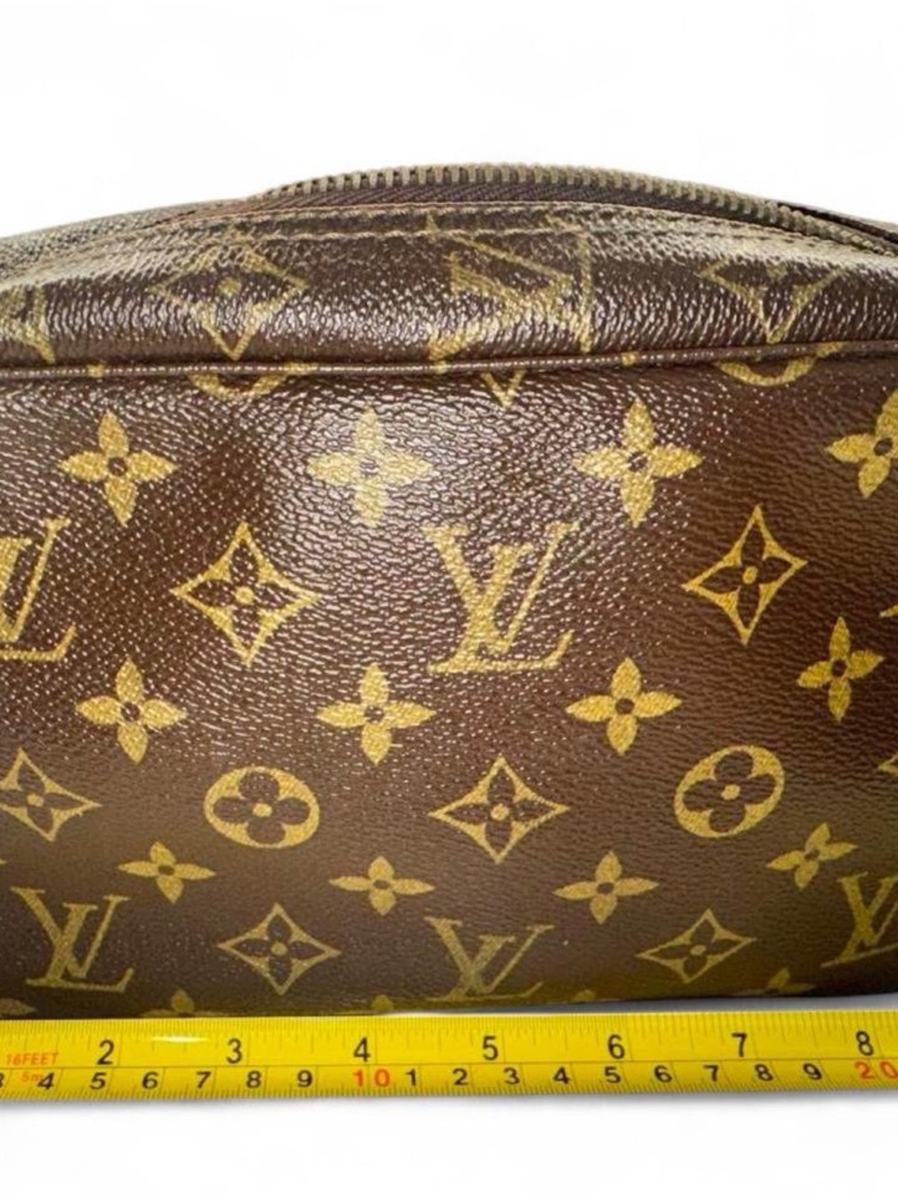 🤎Louis Vuitton Brown Monogram Trousse Toilette 23- COA Included ✨